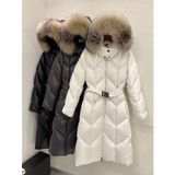  Áo khoác phao măng tô nữ cổ lông MONCLER Fulmarus Long Down dáng dài chất liệu lông vũ giữ nhiệt siêu ấm 
