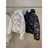  Áo khoác phao lửng lông vũ nữ MONCLER Egilope Short Down chất vải siêu ấm giữ nhiệt cực tốt 