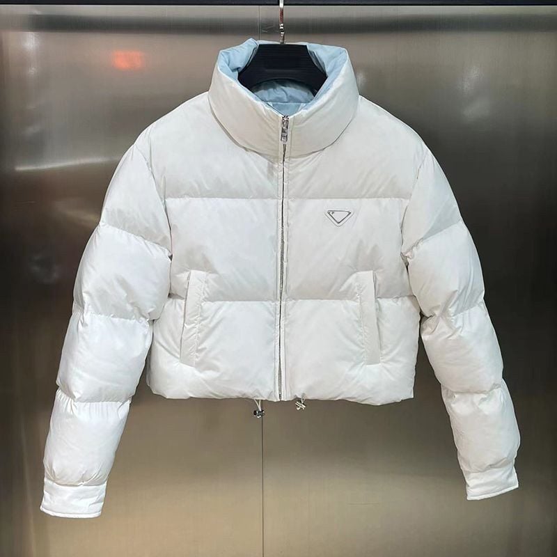  Áo Khoác Prada Re-Nylon cropped convertible down jacket 