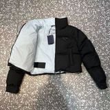  Áo Khoác Prada Re-Nylon cropped convertible down jacket 