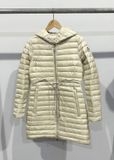  Áo Mangto MONCLER BARBEL Dáng Dài Nữ Mùa Đông Có Mủ - Thắt Lưng Thời Trang Chống Thấm Nước 