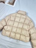 Áo Khoác Phao - Thời Trang Nữ Miu Miu Cropped nylon Down Coat Mùa Đông Chống Thấm Nước 