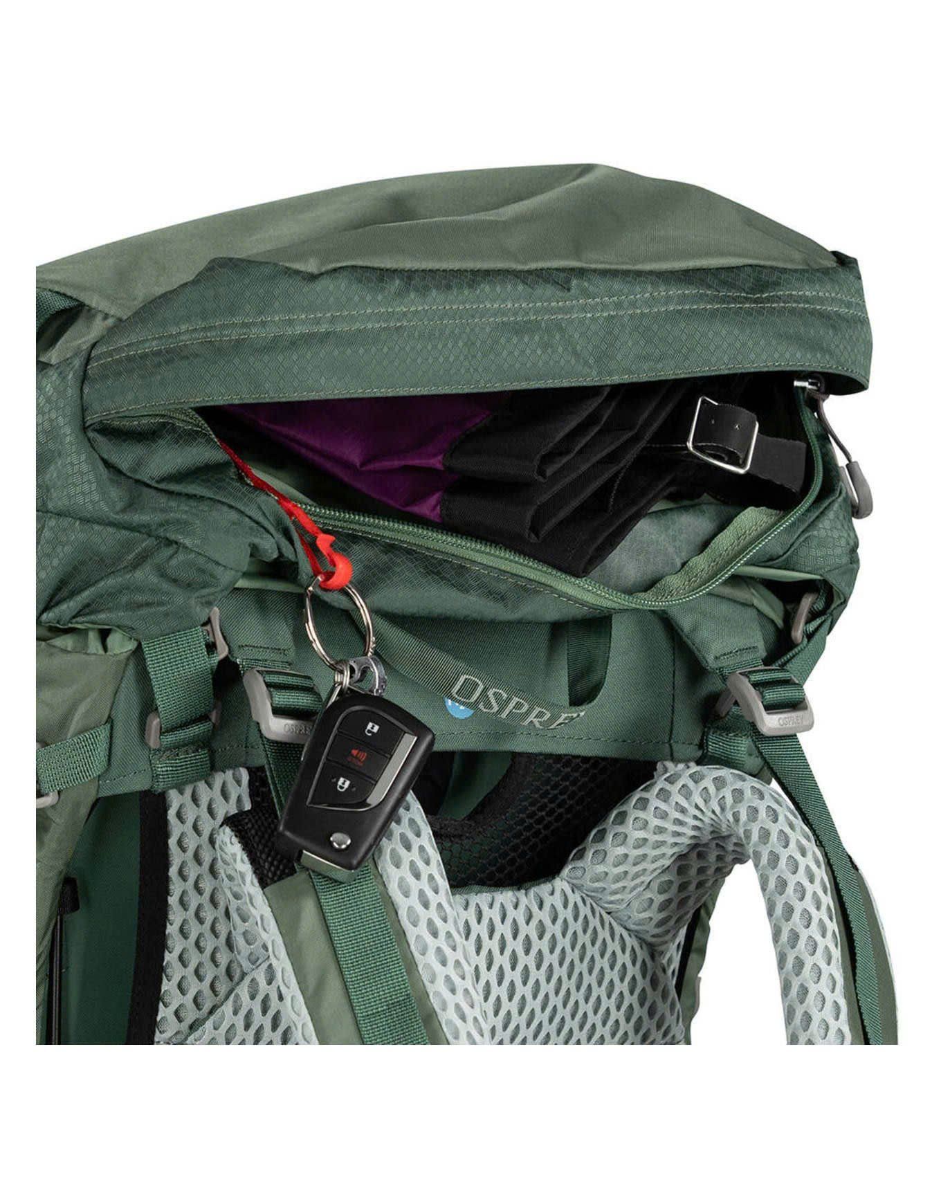  Balo Du Lịch Trekking OS AURA LT 50 Có Ngăn Trợ Lực Và Áo Mưa Đi Kèm 