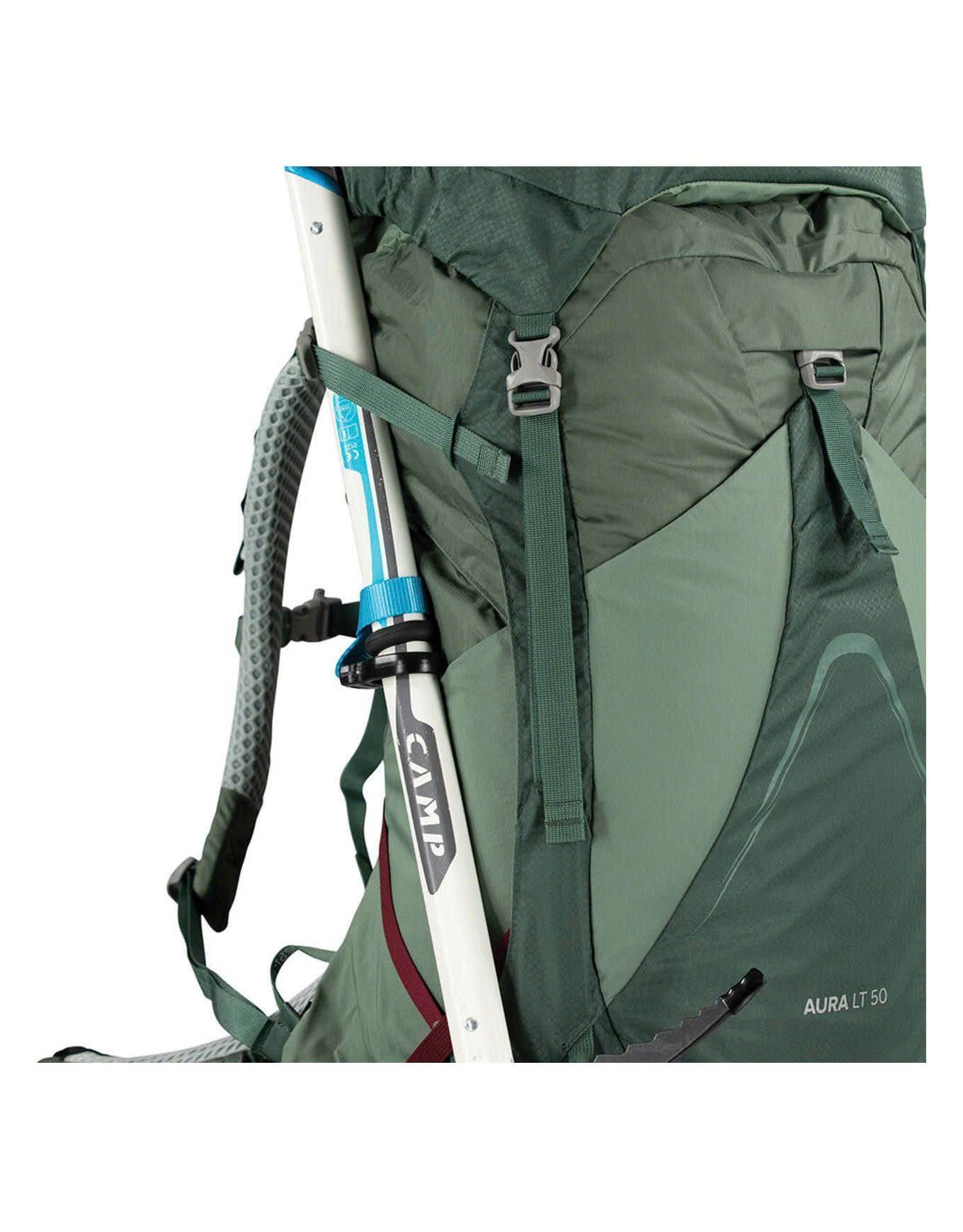  Balo Du Lịch Trekking OS AURA LT 50 Có Ngăn Trợ Lực Và Áo Mưa Đi Kèm 