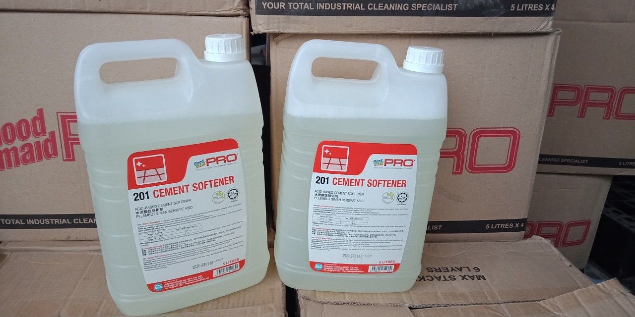  Chế phẩm tẩy đốm xi măng ( gốc acid) TMGMP-201 Cerrment Soften 5 lít 
