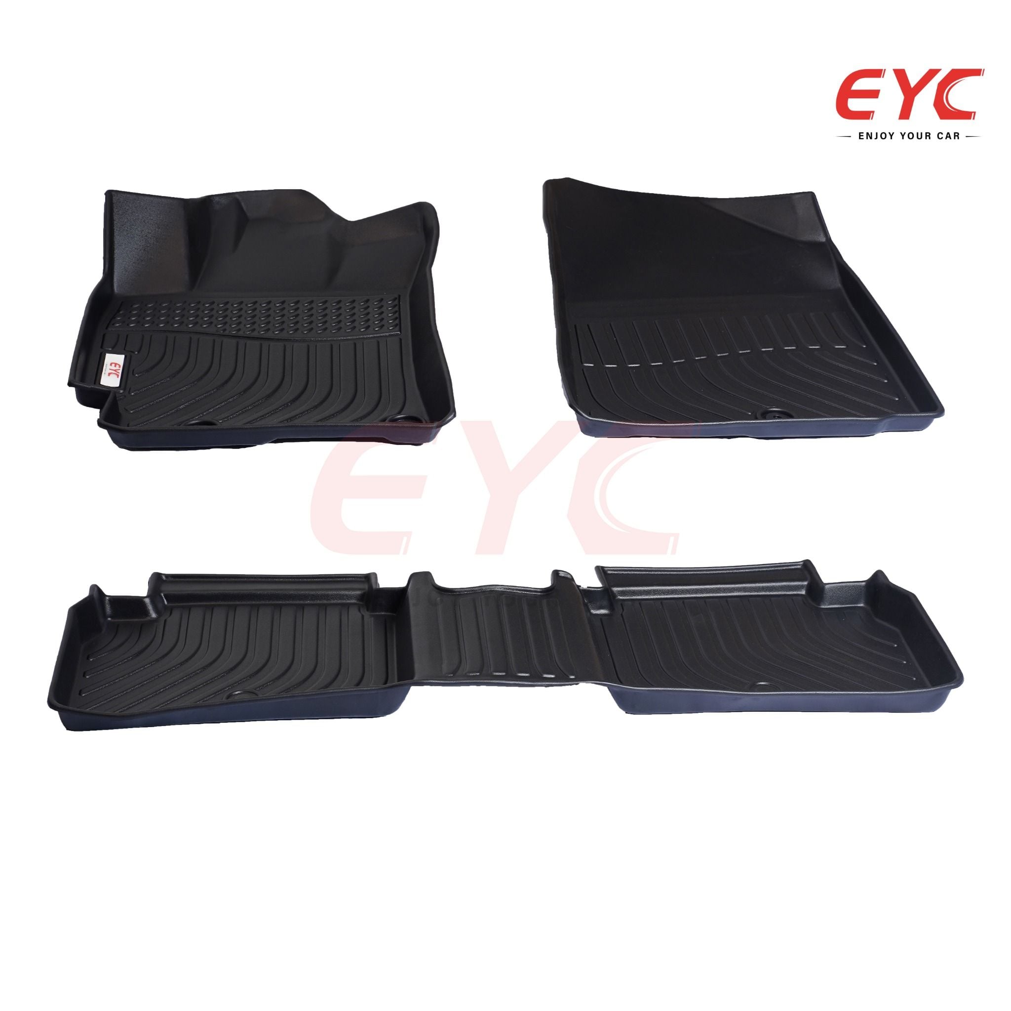  Thảm đúc cao cấp Hyundai Accent 2018-2020 hãng EYC vật liệu TPV đen bóng, cứng 