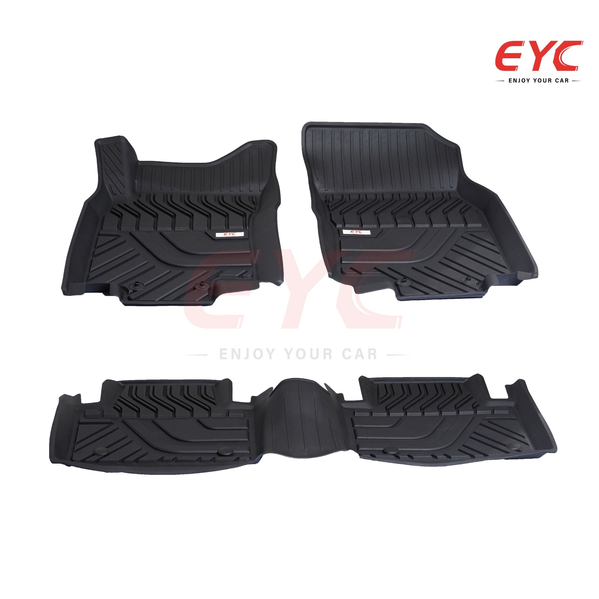  Thảm đúc cao cấp Nissan X trail 2013+ hãng EYC vật liệu TPE đen mờ 