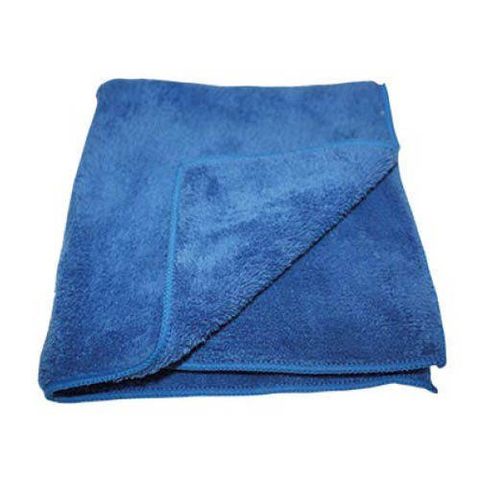 Khăn lau bóng sơn xe sợi Microfiber Profesional 40x40cm Deluxe 400GSM màu xanh hãng nextzett, mã 40085015