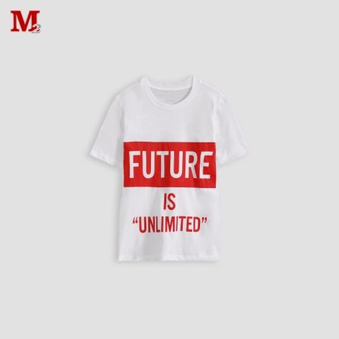 Áo thun trẻ em cộc tay in Future is unlimited Thời trang M2  DFM0333