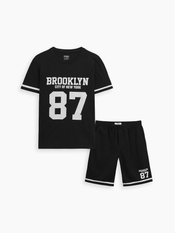 Bộ quần áo nam cộc tay Brooklyn K0030499 Thời trang M2