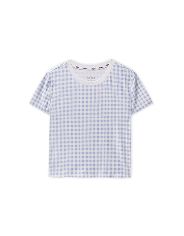 Áo Thun Áo Croptop Nữ Cộc Tay Kết Hợp Đường Kẻ Đơn Giản Nhưng Đầy Ấn Tượng Tạo Phong Cách K0030640 Thời Trang M2