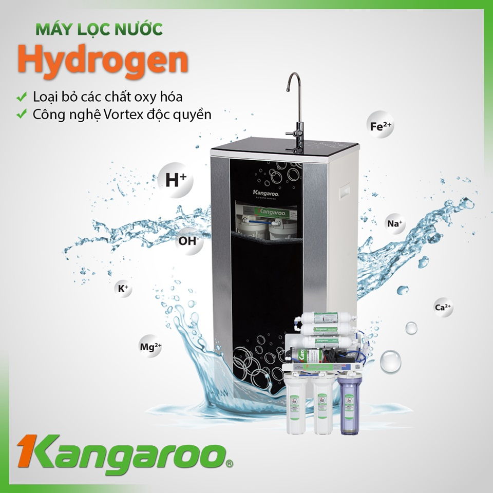 Kết quả hình ảnh cho máy lá»c nưá»c hydrogen kangaroo