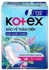 BVS Kotex Bảo Vệ Toàn Diện Ngày Nhiều và Đêm siêu mỏng cánh 6 miếng 28cm