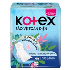 Băng vệ sinh Kotex Bảo Vệ Toàn Diện Khô thoáng dày có cánh 8 miếng 23cm