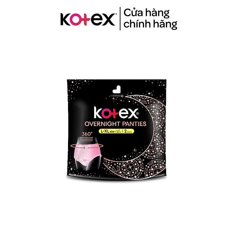 Băng vệ sinh Kotex Ban Đêm dạng quần cỡ L/XL (2 miếng/gói)