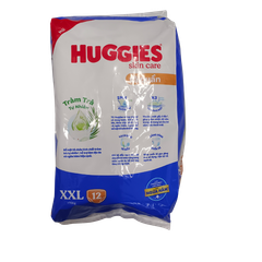 Tã quần Huggies Skin Care cỡ XXL 12 miếng (> 15kg)