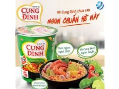 Mì Cung Đình hương vị Lẩu Tôm Chua Cay Thùng 24 Ly (71g/Ly)