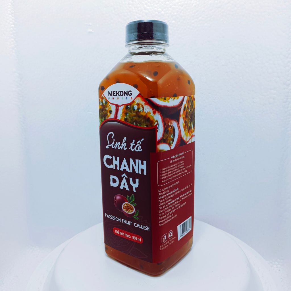 Sinh tố trái cây vị Chanh Dây (950ML) Mekong Fruits