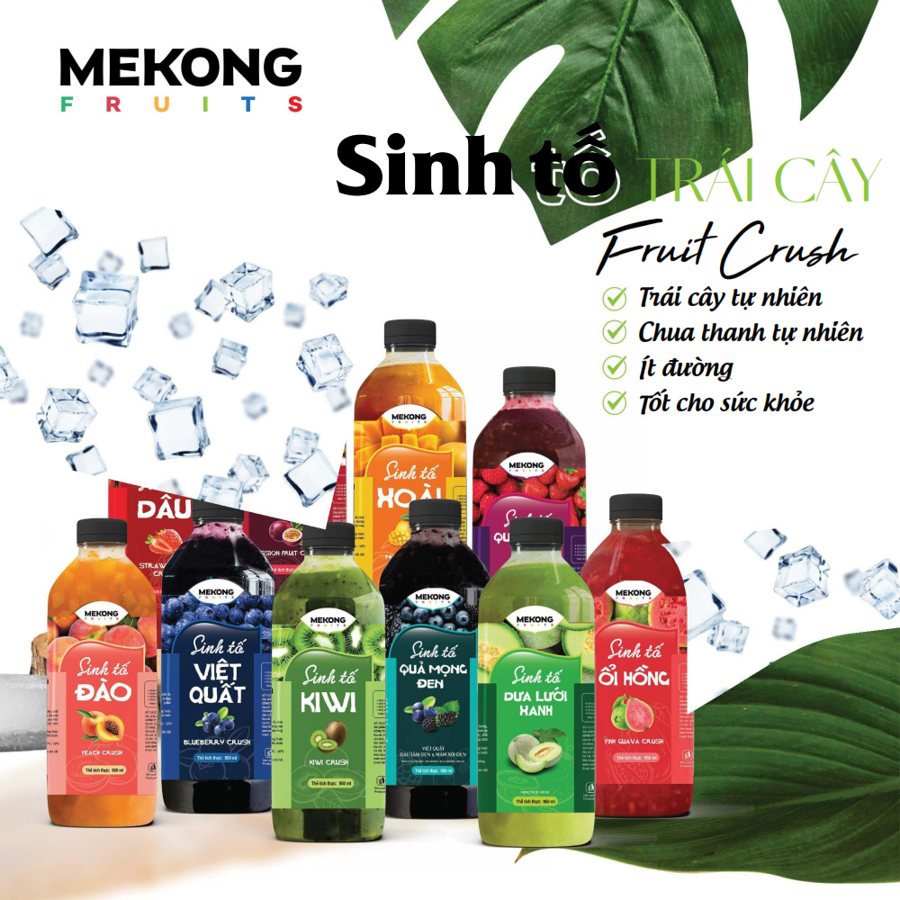 Sinh tố trái cây vị Chanh Dây (950ML) Mekong Fruits