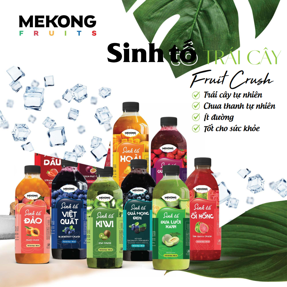 Sinh tố trái cây vị Dứa (950ML) Mekong Fruits