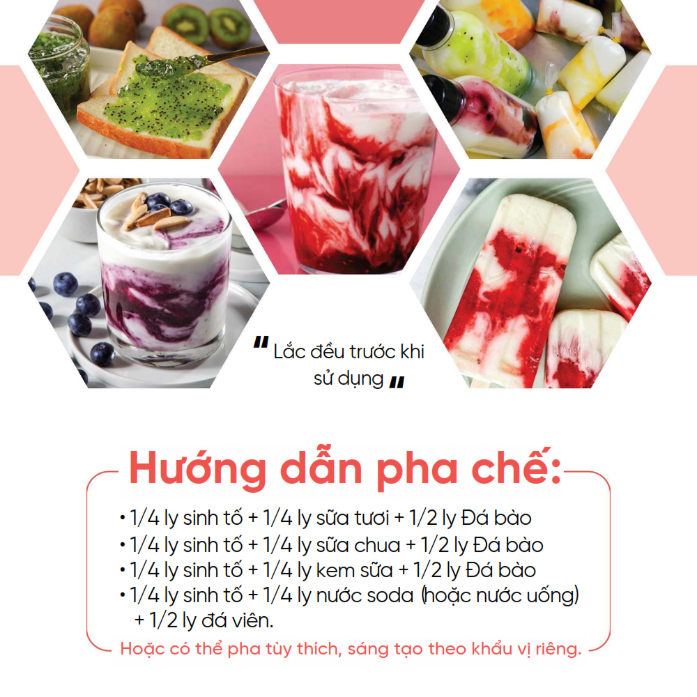 Sinh tố trái cây vị Việt Quất (950 ML) Mekong Fruits