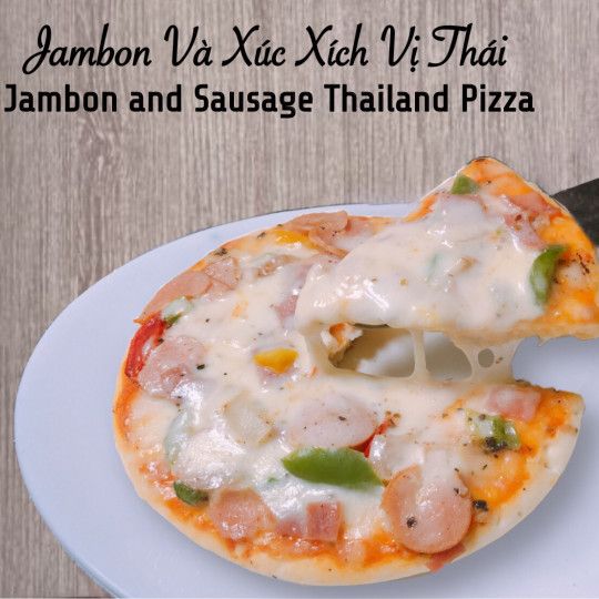 3D - Pizza Manna Jambon Và Xúc Xích Vị Thái 120gr/200gr