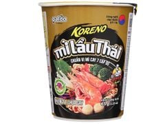 Koreno Mì lẩu Thái Koreno hương vị chua cay ly 65g