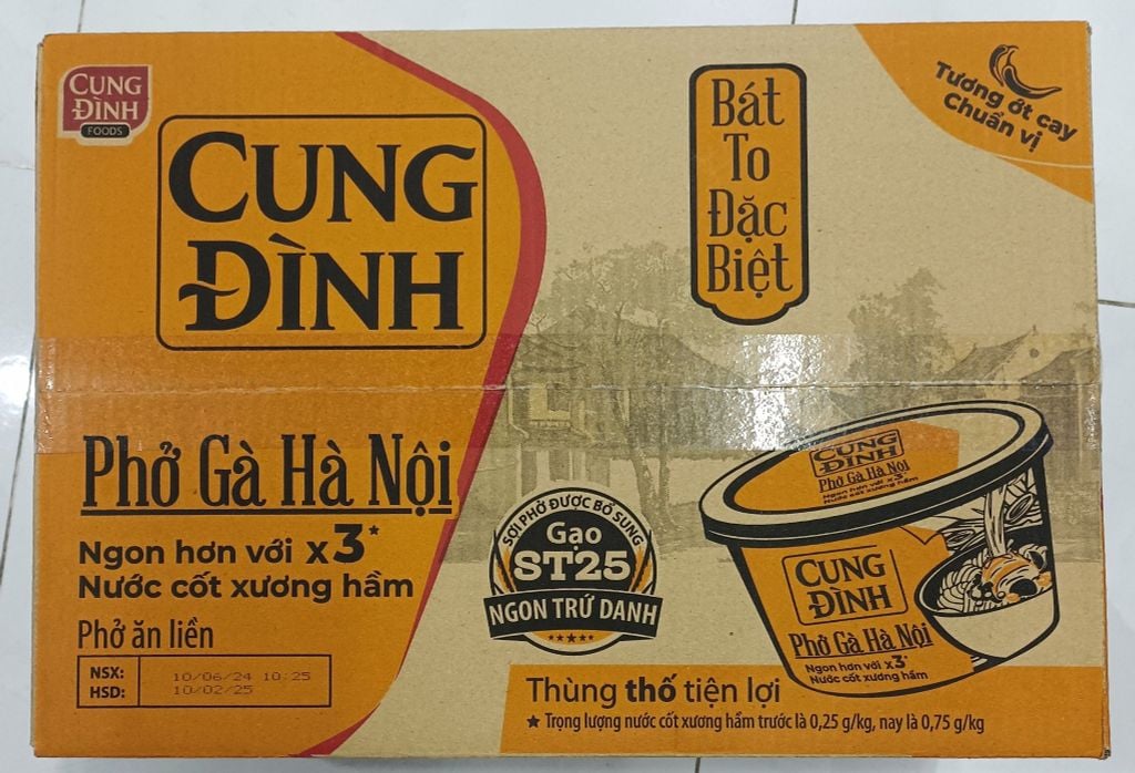 Cung Đình Phở Hà Nội thùng 12 tô