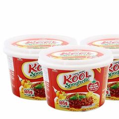 Mì trộn Cung Đình Kool Sốt Spaghetti Hương Vị Thịt Bò Bằm Và Cà Chua 105g Thùng 12 Tô