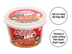 Mì trộn Cung Đình Kool BBQ vị sườn nướng 105g Thùng 12 tô