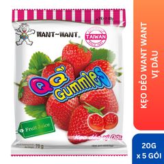 KẸO DẺO WANT WANT QQ Gummies dây 5 gói x 20g