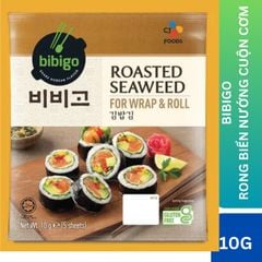 Rong biển nướng cuộn cơm Hàn Quốc Bibigo 10g