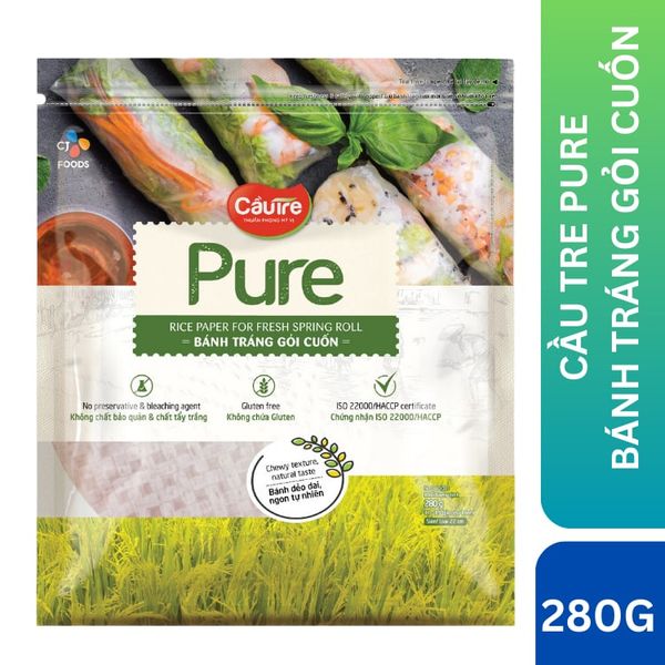 Cầu Tre Pure bánh tráng gỏi cuốn 280g