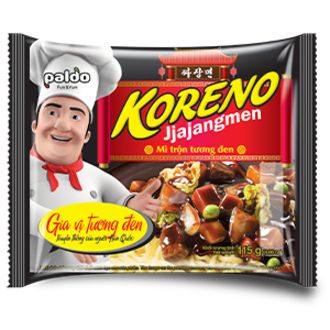 Mì trộn tương đen Koreno Jjajangmen 115g, Thùng 24 gói