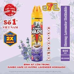 Bình xịt côn trùng JUMBO VAPE 600ML