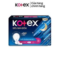 Băng vệ sinh Kotex Siêu Ban Đêm 35cm 3 miếng