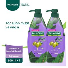 Dầu gội Palmolive kèm dầu xả 2in1 chai 600ml