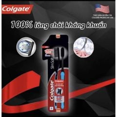 Bộ 2 Bàn chải đánh răng Colgate Slimsoft Charcoal