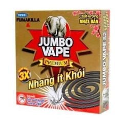 Nhang trừ muỗi ít khói JUMBO VAPE S2 10 Khoanh + 2KM