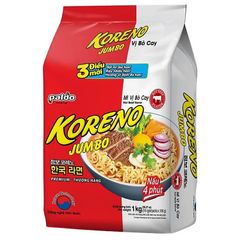 Mì Jumbo Koreno Gói 1kg, Thùng 10 gói