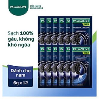 Dầu gội xả Palmolive dành cho nam dây 12 gói 6g