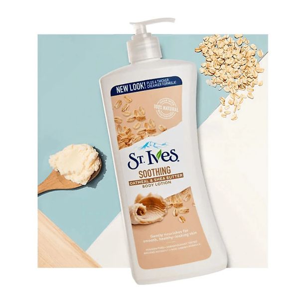 Sữa dưỡng thể Yến mạch và bơ ST.IVES 621ML