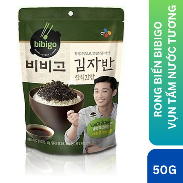 RONG BIỂN RẮC CƠM TẨM NƯỚC TƯƠNG BIBIGO 50G