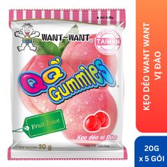 KẸO DẺO WANT WANT QQ Gummies dây 5 gói x 20g