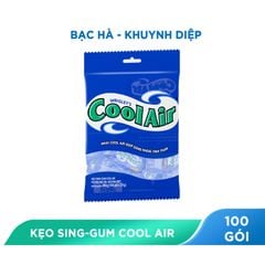 Kẹo sing-gum Cool Air túi 100 gói 2 viên