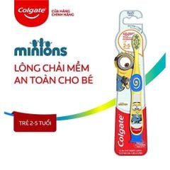 Bàn chải đánh răng Colgate Minion dành cho bé từ 2 - 5 tuổi