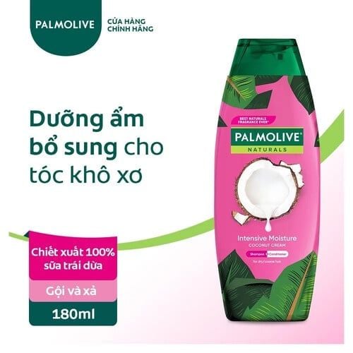 Dầu gội Palmolive kèm dầu xả 2in1 chai 180ml