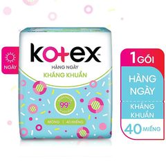 Băng vệ sinh Kotex Hằng ngày Kháng khuẩn 40 miếng