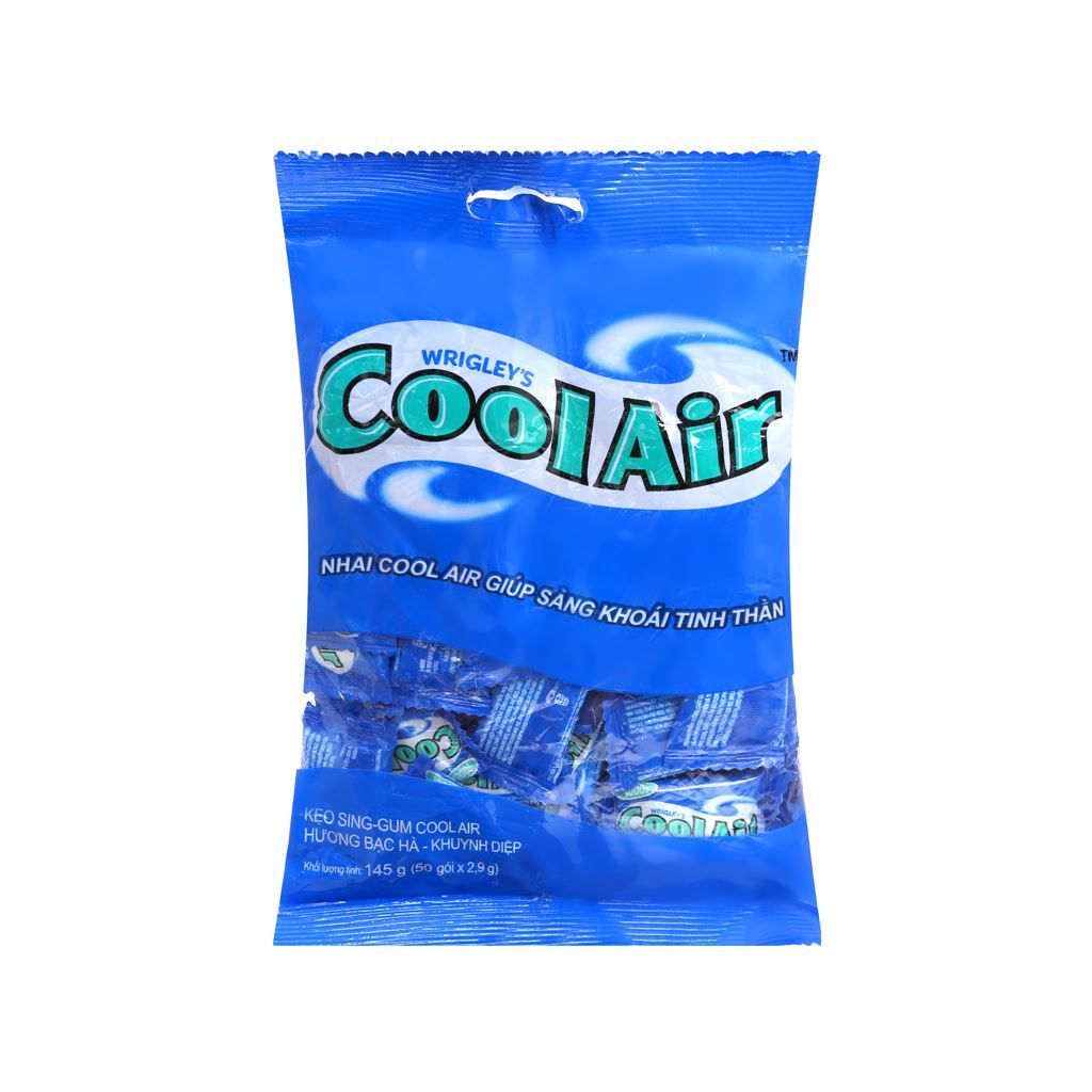 Kẹo sing-gum Cool Air túi 50 gói 2 viên