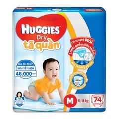 Tã quần Huggies cỡ M 74 miếng (6-11kg), date T3/24